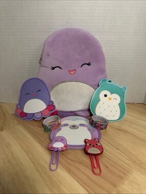 Beula Octopus 🐙 Squishmallows Stationary Set ✏️